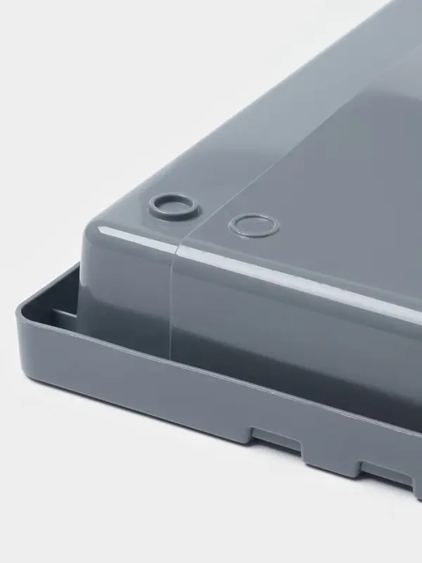 Лоток для столовых приборов раздвижной &laquo;Смарт&raquo;, тёмно-серый