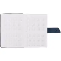 Ежедневник Boom, недатированный, черный с синим