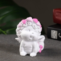 Фигура "Ангел лежит ручки в пол" 7х5х7см