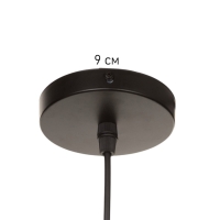 Светильник Robert 1х40Вт Е27 пр-1м черный 24х24х14см