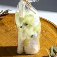 Свечи свадебные "Пышный" набор 3 шт (16 см + 2 шт по 18 см), шампань