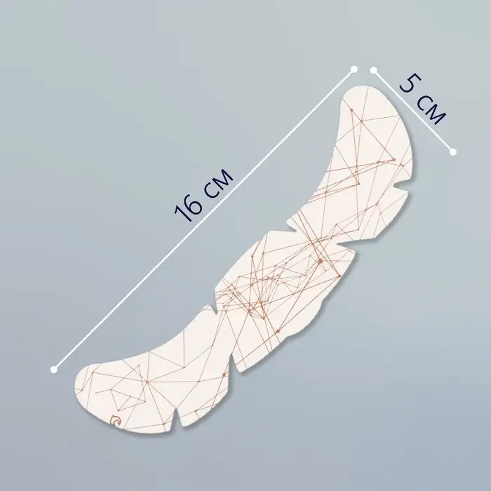 Переводная тату на тело цветная &laquo;Веснушки. Полигональные линии с точками&raquo;, 16&times;5 см