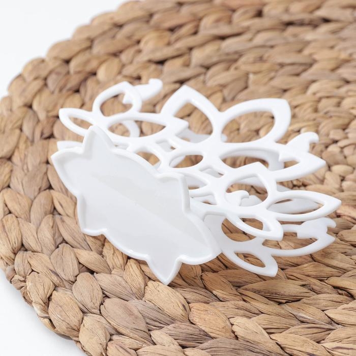 Салфетница Verona, 13,9&times;5,8&times;10,5 см, цвет белый