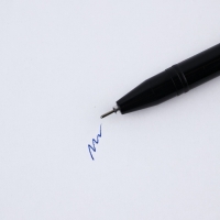 Ручка пластик с подвеской звезда "23 февраля лучшему защитнику"