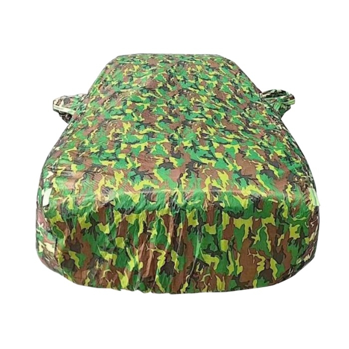 Тент автомобильный, водонепроницаемый, полиэстер, камуфляж хаки, размер M 457*165*119 см