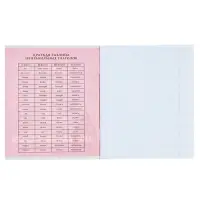 Тетрадь предметная 36 листов в клетку Calligrata &laquo;Пиксели. Английский язык&raquo;, обложка мелованный картон