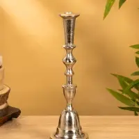 Подсвечник "Юла" 9,5х9,5х32 см, алюминий