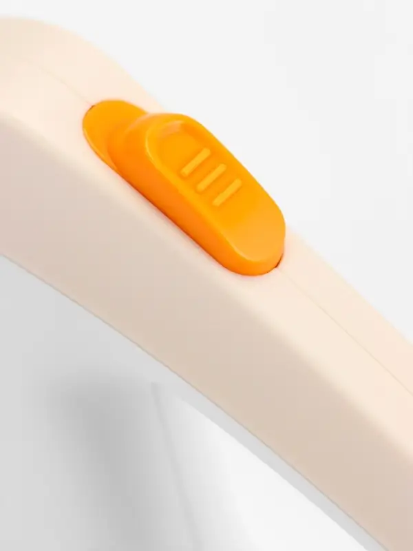 Рулетка - поводок для собак, лента 3 метра, белая/бежевая