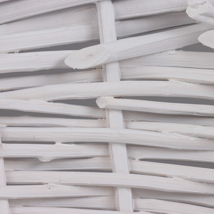 Набор корзин, 3 шт, 45х17/46 см, 36х14/38 см, 27х11/30 см, белый, лоза