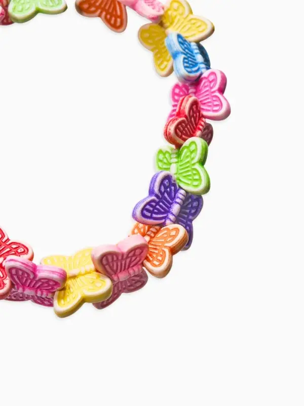 Браслет детский Выбражулька &laquo;Танцующие бабочки&raquo;, d=6 см. разноцветный