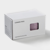 Кружка керамическая &laquo;Бублик&raquo;, 300 мл, цвет сиреневый