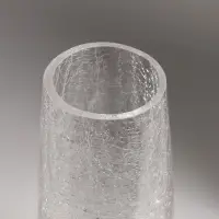 Ваза стекло настольная "Паутинка" классик, 25х10 см, прозрачный