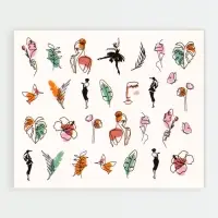 Слайдеры для ногтей &laquo;Нежный образ&raquo;, разноцветные