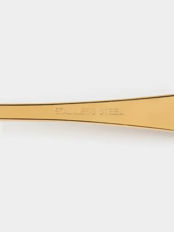 Набор ложек столовых 6 шт "Эмили" 20,5 см, цвет золото