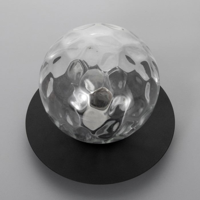 Светильник "Шар" 1хЕ27 черный 15х15х18см BayerLux