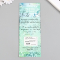 Наклейка пластик "Переливы. Дикие животные" 9,5х24,5 см