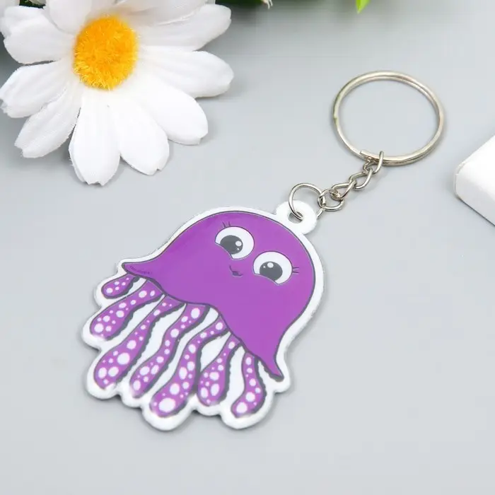 Брелок PVC "Медуза" 6,4х4,5 см