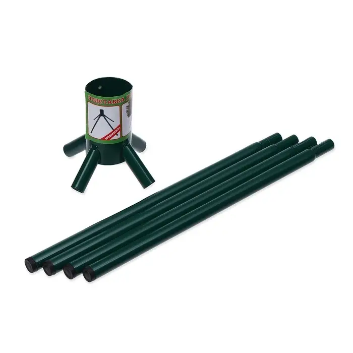 Подставка для ёлки, d=51 мм, h=36 см, разборная, под ёмкость с водой, металл