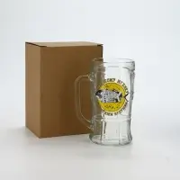 Кружка пивная стеклянная &laquo;Крепкому мужику, со светлым будущим&raquo;, 500 мл
