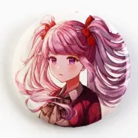 Значки закатные &laquo;Аниме девочки&raquo;, 38 мм, МИКС