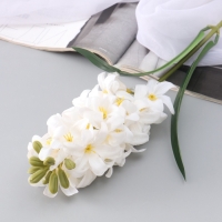 Цветы искусственные "Гиацинт галант" 66х5 см, белый