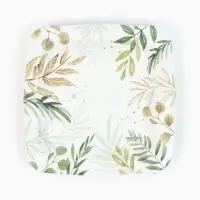 МП Тарелка одноразовая бумажная квадратная "Эко",21 см (10 шт.)