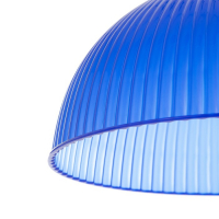 Люстра BayerLux Подвес BayerLuxная "Волна" E27 15Вт синий 40х40х18(+60)см