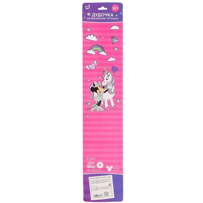 Музыкальная игрушка &laquo;Дудочка: Минни Маус&raquo;, цвет розовый