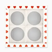 Коробка под 4 конфеты со скретч-слоем &laquo;Я тебя люблю&raquo;, 10.5 х 10.5 х 3.5 см