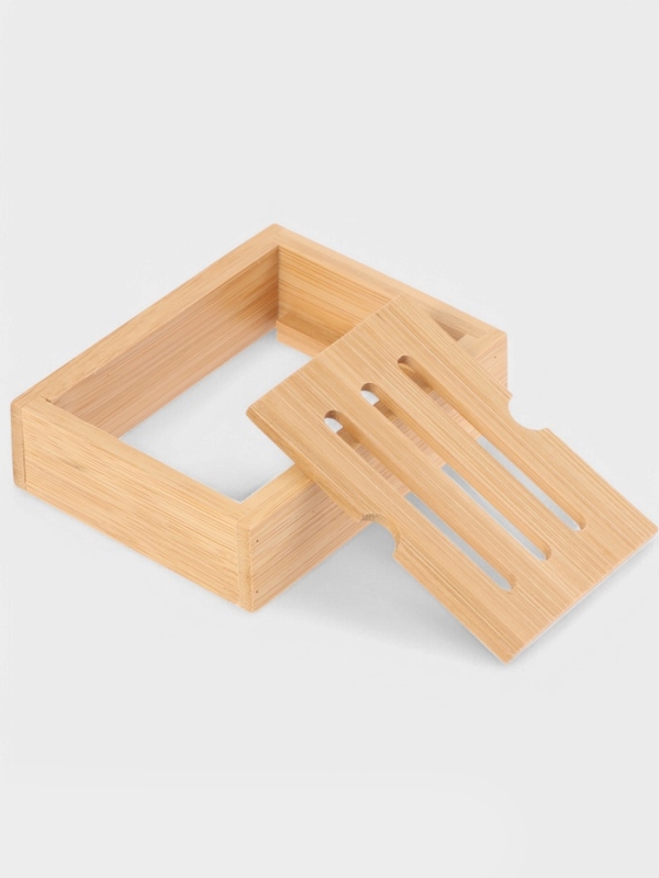 Набор аксессуаров для ванной BAMBOO, бамбук (дозатор. стакан, мыльница)