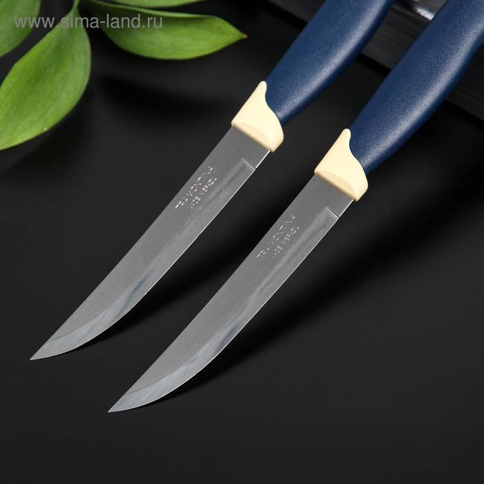 Набор кухонный ножей для мяса TRAMONTINA Multicolor, 2 шт, лезвие 12,7 см