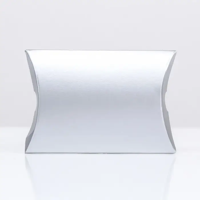 Коробка складная, подушка, серебреная, 11 х 8 х 2 см