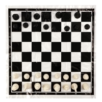 Шахматы 40 х 40 см, король h-5.6 см, d-2.3 см, фигуры пластик