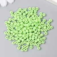 Бисер стекло 6/0 "Фисташковый" 15 гр