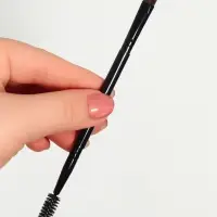 Кисть - щётка, двусторонняя, 14 (&plusmn; 1) см, чёрная