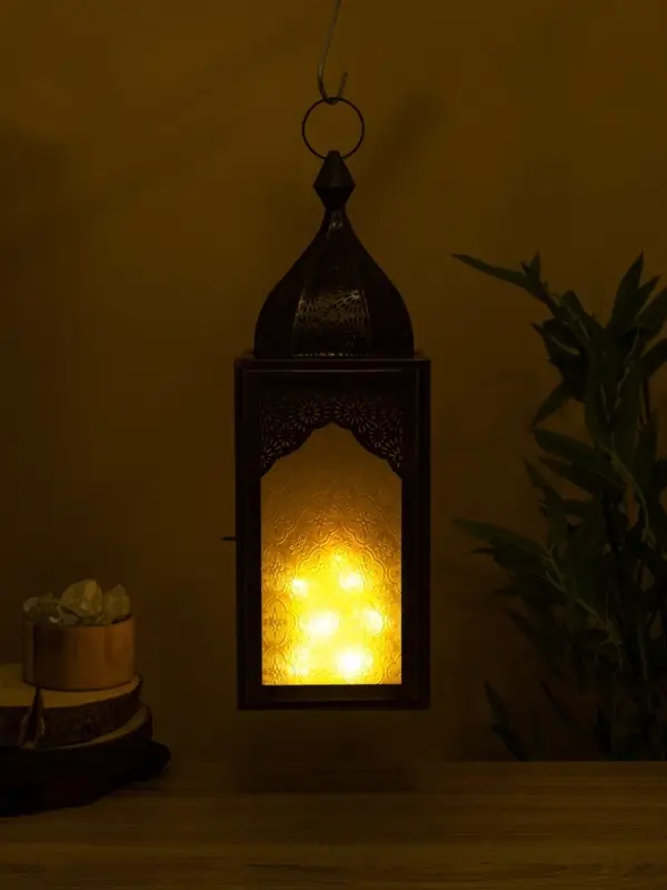 Подсвечник фонарь "Купол" железо 16,5х15,5х45 см