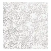 Бумага для скрапбукинга &laquo;Цветочные кружева&raquo;, 30,5 х 30,5 см, 190 г/м&sup2;