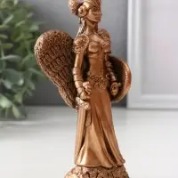 Фигура Бог сканди &laquo;Валькирия&raquo;, 14&times;7.5&times;6 см, бронза