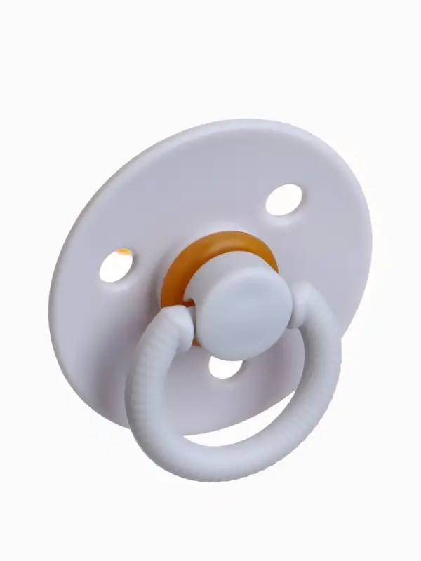 Набор классических пустышек, 2 шт., латекс, серо-синий/серый, в контейнере, от 0 мес., M&B   1088492