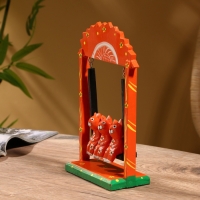 Сувенир интерьерный "Кошки на качелях" дерево 19х24 см