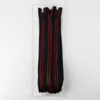 Молния &laquo;Трактор&raquo;, №5, разъёмная, замок автомат, 60 см, чёрная, красная