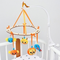 Набор для творчества. Подвеска для малышей своими руками виды &laquo;Зверята&raquo;, виды МИКС, Крошка Я