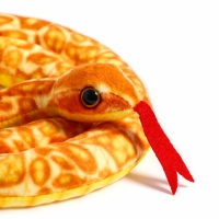 Мягкая игрушка &laquo;Змея&raquo;, 108 см, цвет оранжевый, жёлтый