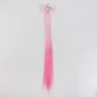 Локон накладной &laquo;Бантик&raquo;, прямой волос, на заколке, 32 см, цвет МИКС