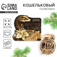 Кошельковый талисман новогодний &laquo;Новый год: Богатого года&raquo;, фигурка, 7 х 10 см,