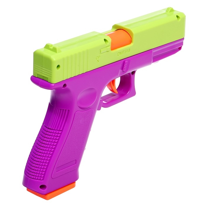 Пистолет детский &laquo;Глок&raquo;, стреляет мягкими пулями, вылетают гильзы, автоматическая перезарядка