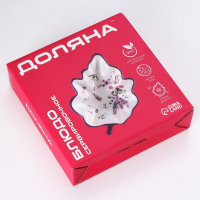 Блюдо сервировочное Доляна &laquo;Лаванда&raquo;, 21&times;15&times;4,5 см, цвет белый