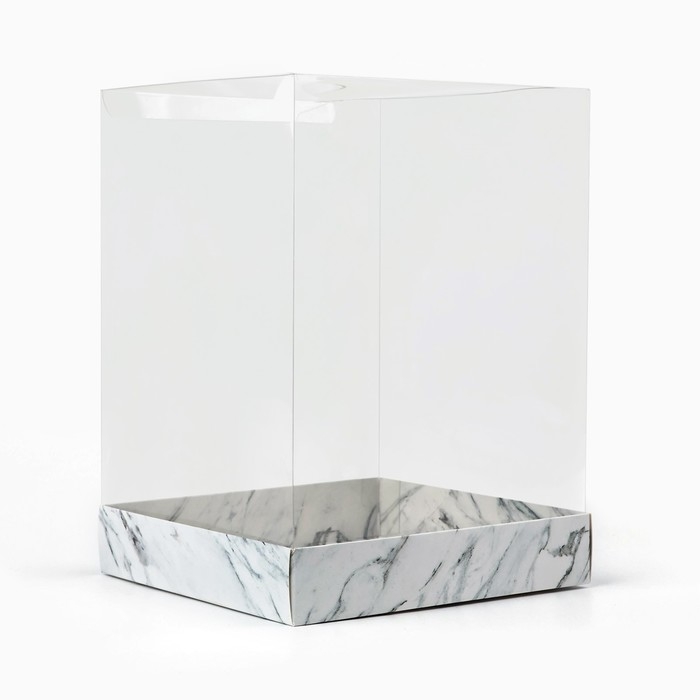 Коробка для кондитерских изделий &laquo;Мрамор&raquo;, 15 х 15 х 20 см
