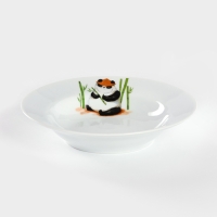 Тарелка глубокая &laquo;Панда&raquo;, 250 мл, d=20 см, белый