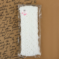 Кружево гипюровое, 35 мм &times; 14 &plusmn; 1 м, цвет белый